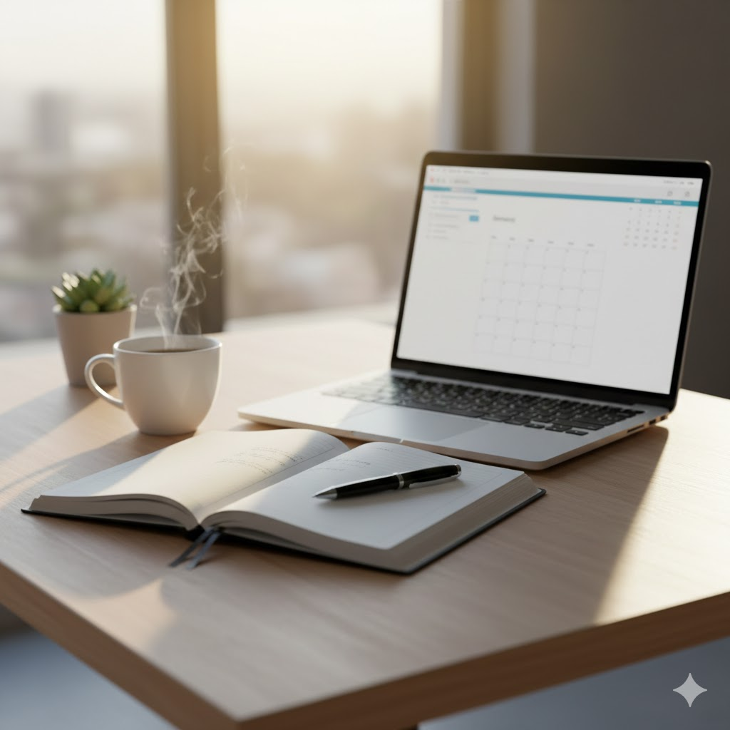 Morning routine setup that boosts mental clarity and daily focus