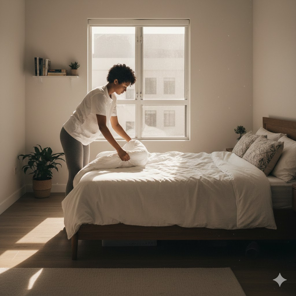 Comparison of procrastination and focused work, highlighting self-control and productivity